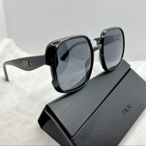 Dior Sunglasses New Authentic Classic Black Sunglasses